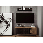 Полка навесная открытая Stone Effect варинант исполнения - 2 | Loft Concept в Рязани