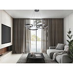 Люстра подвесная светодиодная в виде волнообразной ленты Ribbon Vortex варинант исполнения - 13 | Loft Concept в Рязани