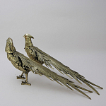 Статуэтка бронзовая пара Фазаны Bronze Birds варинант исполнения - 2 | Loft Concept в Рязани