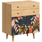 Комод с принтом на ящиках Elise Chest of Drawers варинант исполнения - 2 | Loft Concept в Рязани