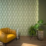 Гипсовая 3D панель с принтографией PM-102 варинант исполнения - 2 | Loft Concept в Рязани