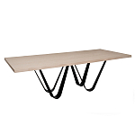 Стол обеденный на изогнутых ножках Consonance варинант исполнения - 2 | Loft Concept в Рязани