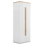 Шкаф платяной с белым глянцевым фасадом Grace of Furniture варинант исполнения - 1 | Loft Concept в Рязани
