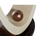 Консоль на полукруглой основе Stylish Pearl варинант исполнения - 3 | Loft Concept в Рязани