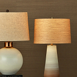 Настольная лампа фарфоровая с узором на корпусе Junction Place варинант исполнения - 4 | Loft Concept в Рязани