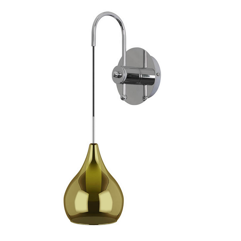 Бра Candiano Olive Sconces Оливковый Хром Бра Candiano Olive Sconces Оливковый Хром в Рязани | Loft Concept