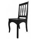 Стул черный из массива березы без подлокотников Vintage варинант исполнения - 2 | Loft Concept в Рязани