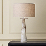 Настольная лампа на конусовидном корпусе с чашей и с тканевым абажуром Daydreaming варинант исполнения - 4 | Loft Concept в Рязани