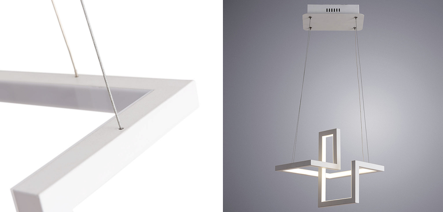 Люстра Esther Geometric White Chandelier III Люстра Esther Geometric White Chandelier III - Loft-Concept в Рязани