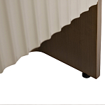 Тумба под телевизор серая с мраморной столешницей Uniqueness Marble варинант исполнения - 8 | Loft Concept в Рязани