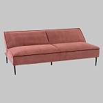 Диван современный вельветовый прямой Worcester Коралл варинант исполнения - 4 | Loft Concept в Рязани