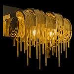 Бра с металлическими дугами и цепочками 33 см Atlantis Chain варинант исполнения - 8 | Loft Concept в Рязани