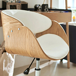 Вращающееся офисное кресло на колёсах Delwyn Chair варинант исполнения - 4 | Loft Concept в Рязани