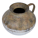 Ваза металлическая с ручкой Bygone Era варинант исполнения - 2 | Loft Concept в Рязани