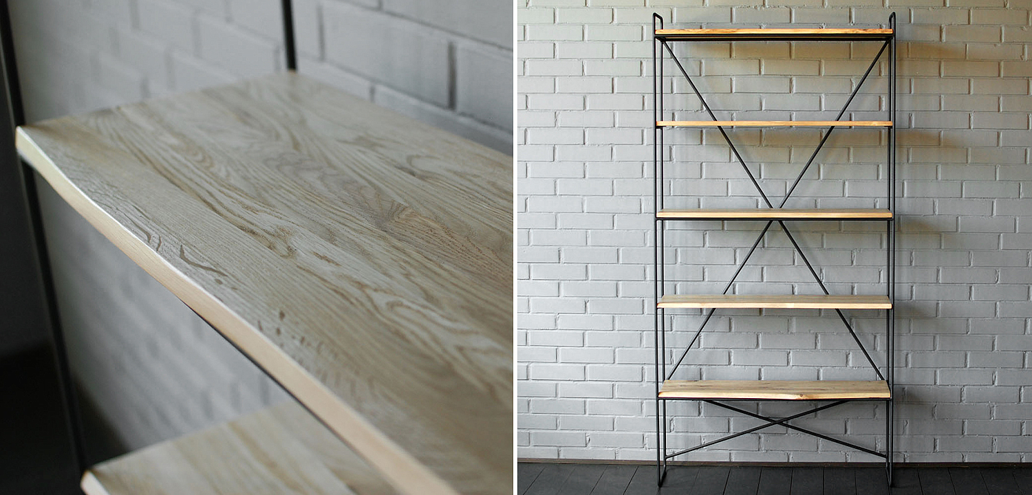 Стеллаж Hart Industrial Metal Rust Rack Стеллаж Hart Industrial Metal Rust Rack - Loft-Concept в Рязани