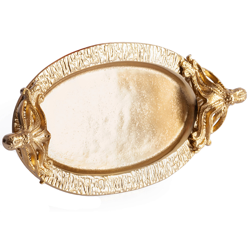 Поднос Mirror Surface Gold Золотой Поднос Mirror Surface Gold Золотой в Рязани | Loft Concept