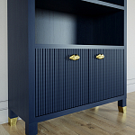 Книжный Стеллаж Elsa Dreams Blue с задней стенкой варинант исполнения - 1 | Loft Concept в Рязани