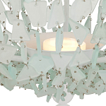 Люстра круглая с каскадом из декоративных элементов Sea Glass варинант исполнения - 3 | Loft Concept в Рязани