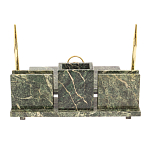 Настольный письменный набор из змеевика с гербом России Successful Leader варинант исполнения - 2 | Loft Concept в Рязани