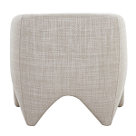 Дизайнерское кресло мягкое в белой обивке White Canvas варинант исполнения - 3 | Loft Concept в Рязани