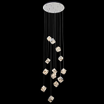 Люстра каскадная с мозаичным хрустальным оформлением Sparks of Crystal варинант исполнения - 2 | Loft Concept в Рязани