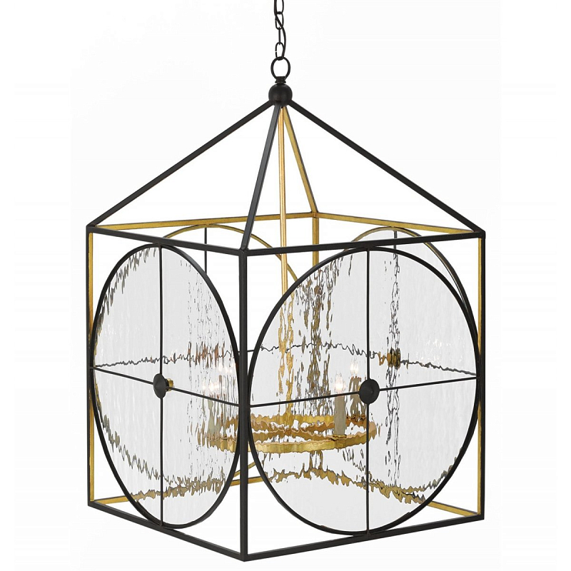 Люстра CURREY AND COMPANY SAGAMORE LANTERN Золотой Черный Люстра CURREY AND COMPANY SAGAMORE LANTERN Золотой Черный в Рязани | Loft Concept