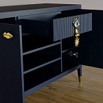 Комод-буфет Elsa Dreams Blue с открытыми полками   варинант исполнения - 1 | Loft Concept в Рязани