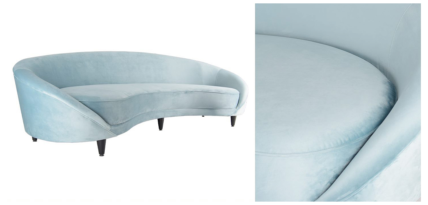 Диван Paulet Light Blue Sofa Диван Paulet Light Blue Sofa - Loft-Concept в Рязани