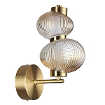 Бра с 2-мя рифлеными стеклянными шарами Marcelh Light варинант исполнения - 5 | Loft Concept в Рязани