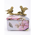 Фарфоровая шкатулка Bird talks варинант исполнения - 5 | Loft Concept в Рязани