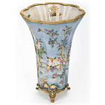 Фарфоровая ваза с изображением попугаев Eden Garden варинант исполнения - 3 | Loft Concept в Рязани