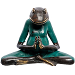 Статуэтка из бронзы в виде лягушки Animals Bronze варинант исполнения - 3 | Loft Concept в Рязани