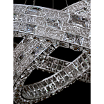 Люстра на 2 кольца с текстурной огранкой Reflection of Reality варинант исполнения - 8 | Loft Concept в Рязани