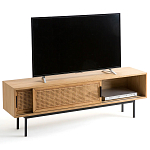 ТВ-тумба с плетеным декором Tate Wicker TV Stand варинант исполнения - 3 | Loft Concept в Рязани