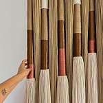 Текстильное Панно Макраме для ресторана Mexico Wall Hanging  варинант исполнения - 1 | Loft Concept в Рязани