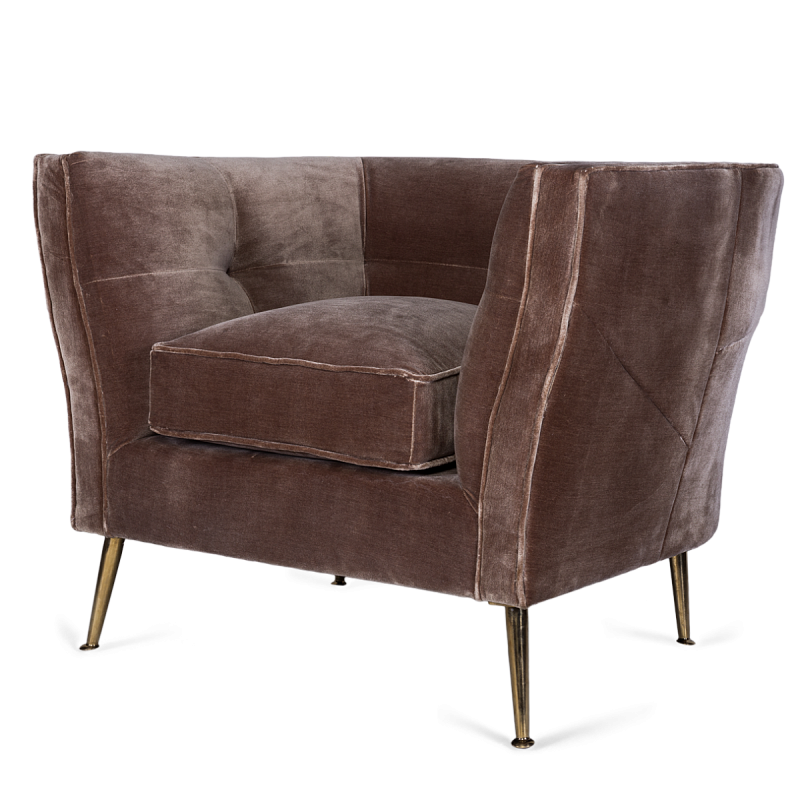 Кресло Flatter brown Коричневый Кресло Flatter brown Коричневый в Рязани | Loft Concept