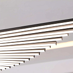 Люстра в виде распахнутых крыльев из тонких металлических планок Flight of Freedom варинант исполнения - 12 | Loft Concept в Рязани