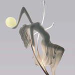 Торшер белая статуэтка Девушка Girl Carries Light Balls варинант исполнения - 2 | Loft Concept в Рязани