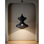 Подвесной вязаный черный светильник «Моника» варинант исполнения - 5 | Loft Concept в Рязани