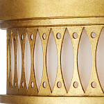 Потолочный светильник с фактурным золотым каркасом Exceptional Classic Design варинант исполнения - 2 | Loft Concept в Рязани