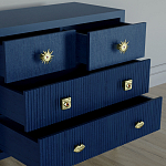 Бельевой Комод с 4 ящиками Elsa Dreams Blue варинант исполнения - 3 | Loft Concept в Рязани