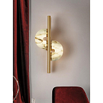 Бра  с фигурным мраморным рассеивателем Spiral of Warm Light варинант исполнения - 7 | Loft Concept в Рязани