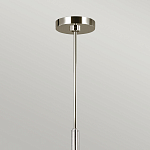 Люстра с 6-ю лампами на тонких изогнутых рожках в современном стиле Feiss варинант исполнения - 9 | Loft Concept в Рязани