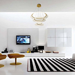 Люстра подвесная с 3-мя кольцевыми светодиодными лампами Catcher варинант исполнения - 2 | Loft Concept в Рязани