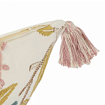 Чехол на подушку с кисточками и вышивкой птиц Ethnic mix Birds Rect варинант исполнения - 2 | Loft Concept в Рязани