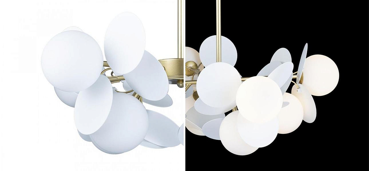 Люстра MATISSE Chandelier White 8 ламп Люстра MATISSE Chandelier White 8 ламп - Loft-Concept в Рязани