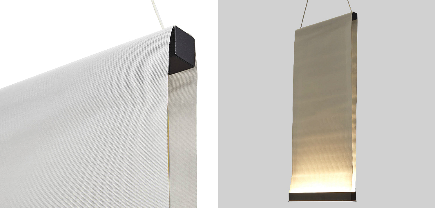Дизайнерский подвесной светильник из текстиля CANVAS HANGING LAMP 90 Дизайнерский подвесной светильник из текстиля CANVAS HANGING LAMP 90 - Loft-Concept в Рязани