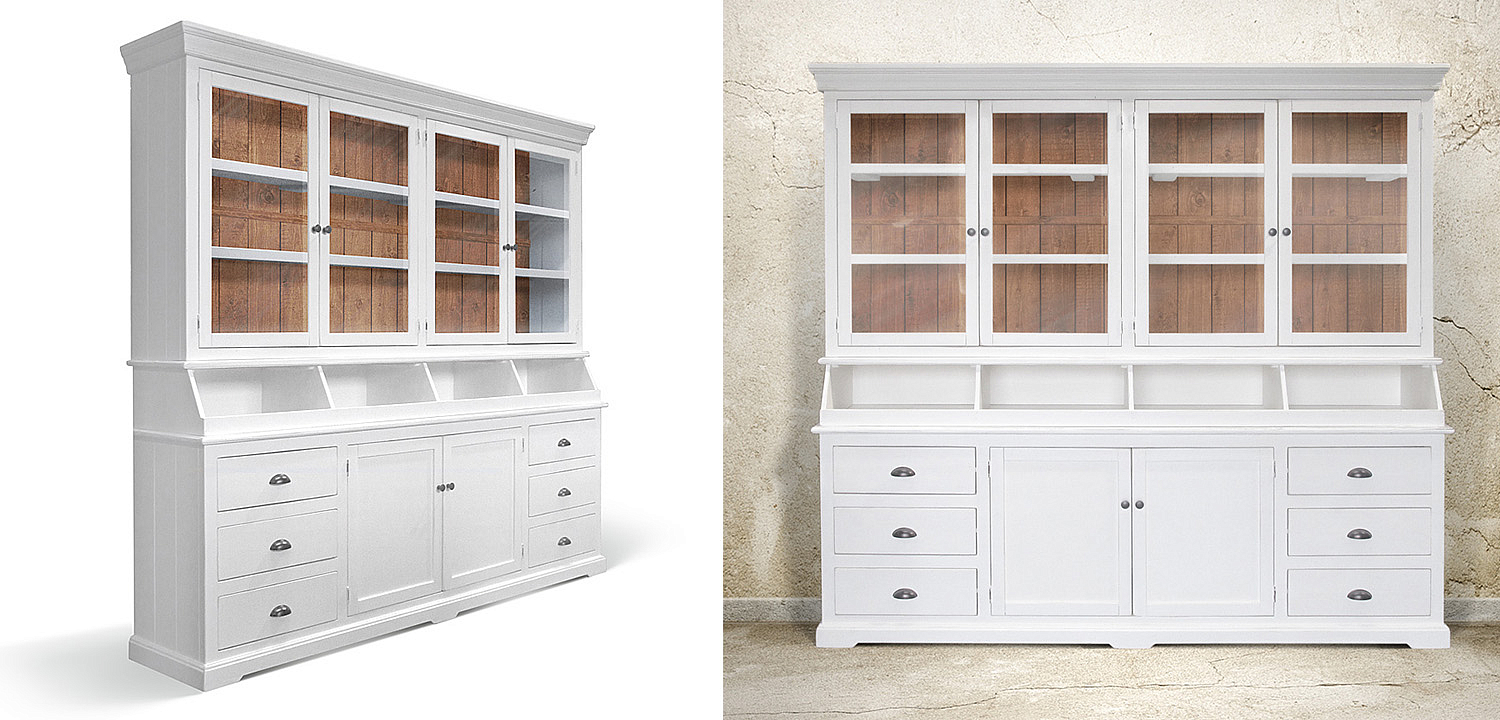 Шкаф Ruggerio Provence HARMONIE Glass Door big Шкаф Ruggerio Provence HARMONIE Glass Door big - Loft-Concept в Рязани