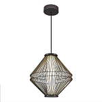 Подвесной светильник с плетеным металлическим каркасом Metal Interweaving варинант исполнения - 1 | Loft Concept в Рязани