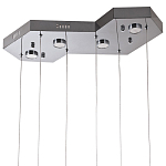 Люстра c 6-ю стеклянными плафонами хром Sparkling Bubbles Tube Chrome Hanging Lamp варинант исполнения - 3 | Loft Concept в Рязани